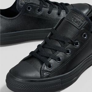 Converse Black Leather Women's Sneakers